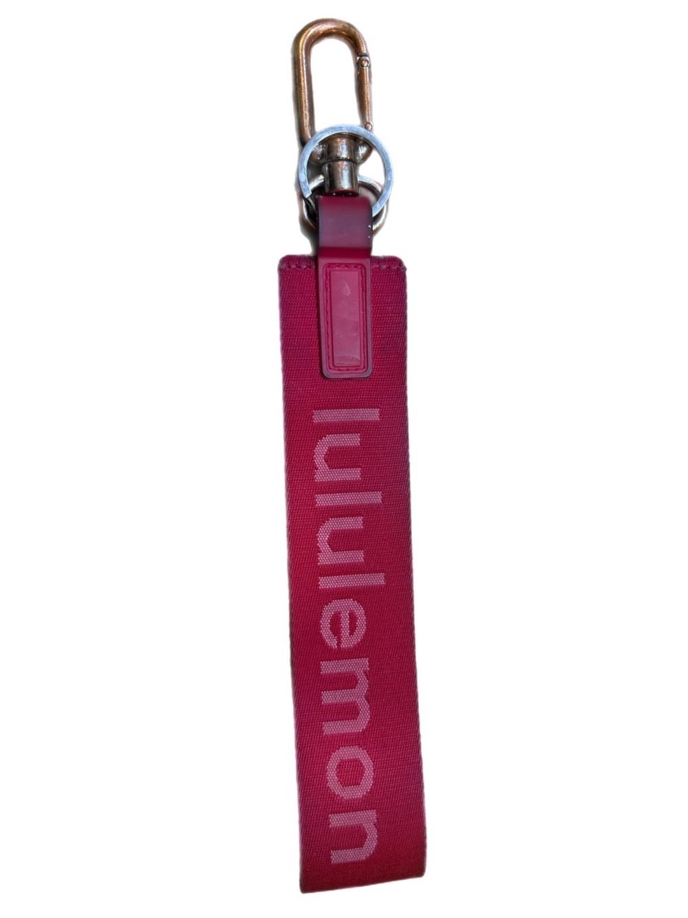 lululemon athletica Berry Pink Wristlet Key Strap